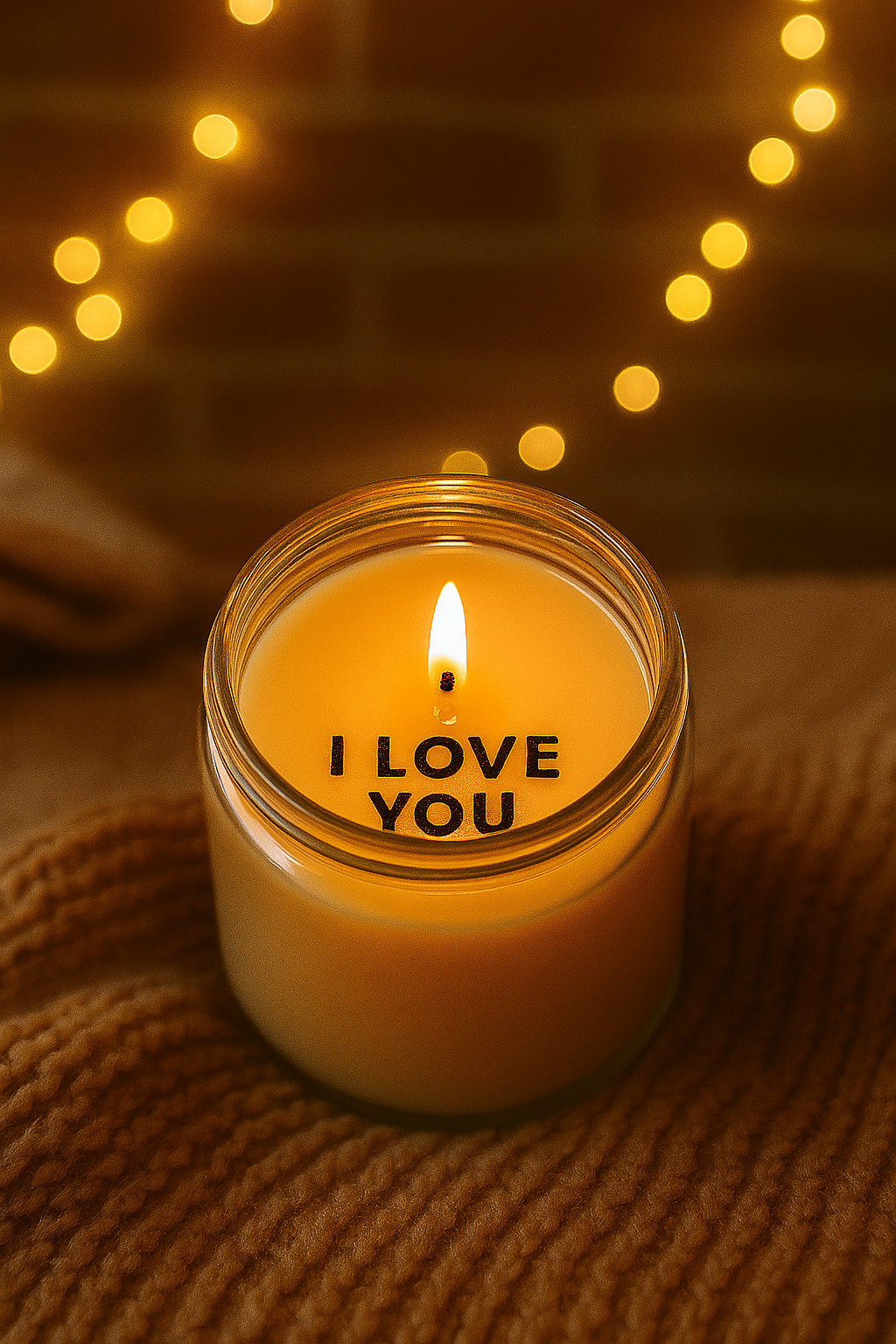 Warm Wishes – Geurkaars met boodschap
