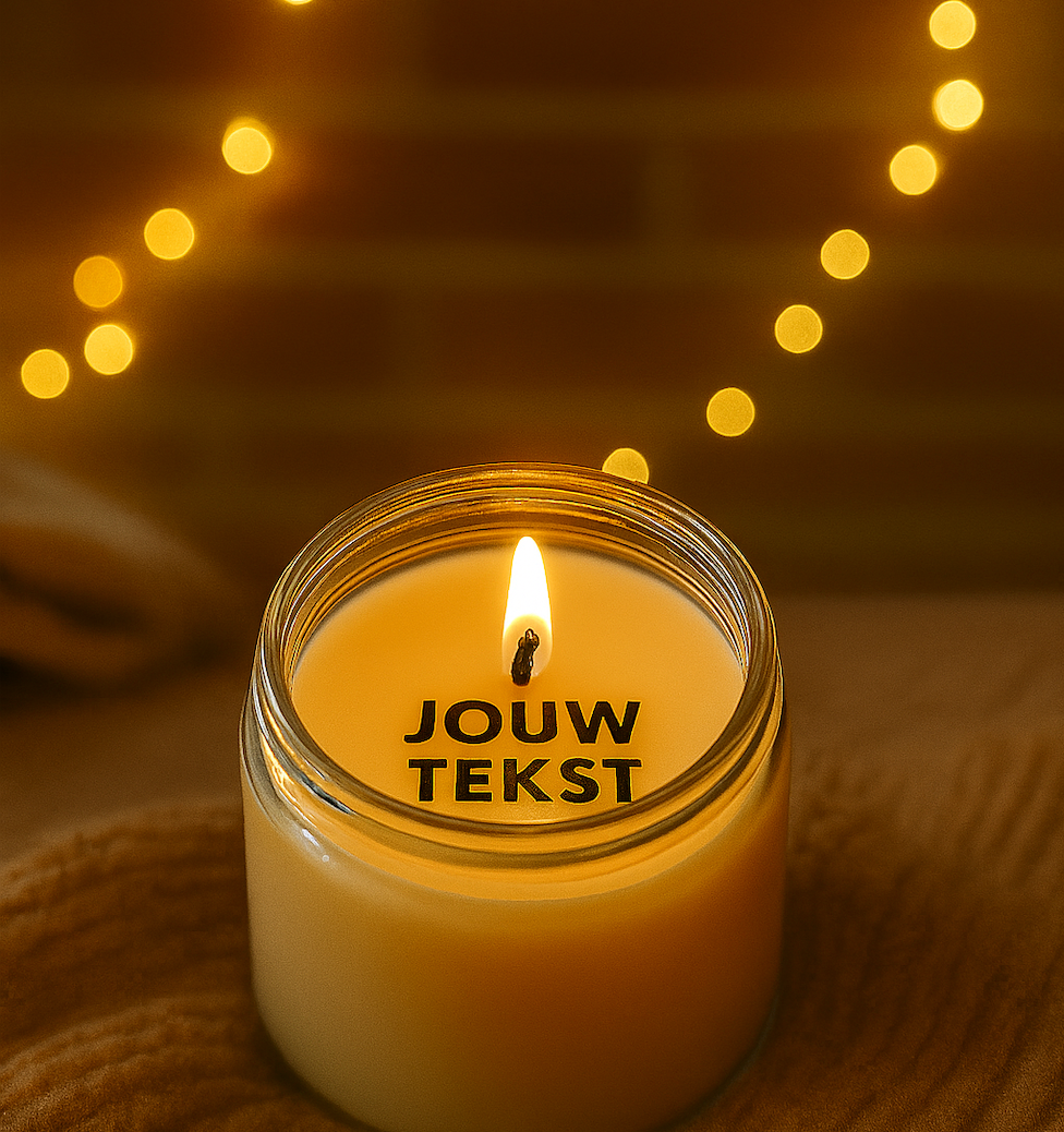 Warm Wishes – Geurkaars met persoonlijke boodschap
